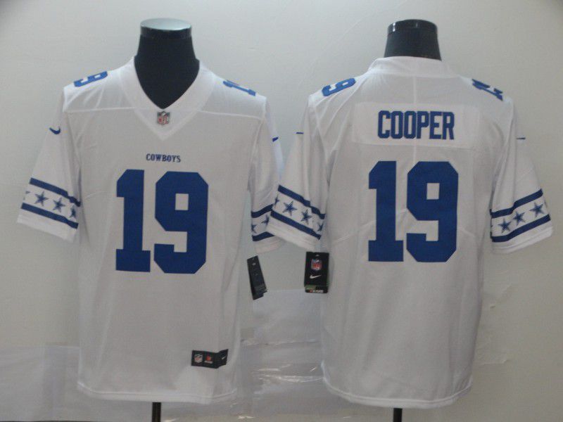 Men Dallas cowboys #19 Cooper White team logo cool edition NFL Jerseys->philadelphia eagles->NFL Jersey